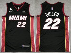 Miami Heat #22 Jimmy Butler Black Swingman Jersey